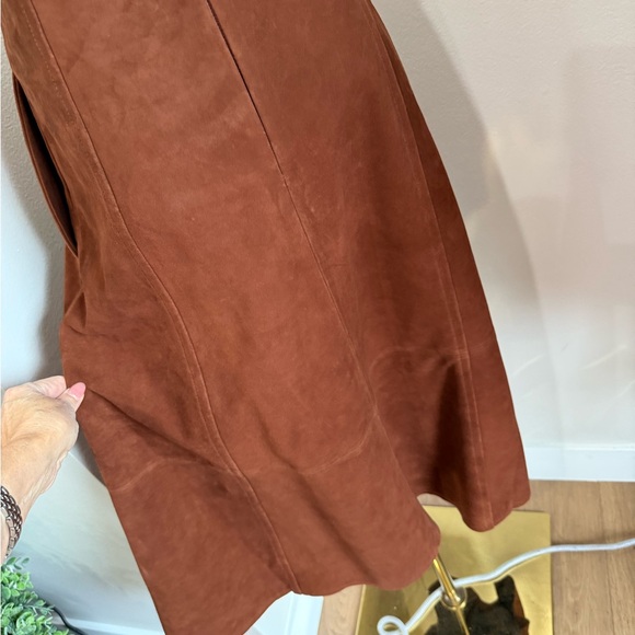 Madewell Suede Seamed Midi Skirt “Soldout!” - Picture 10 of 14